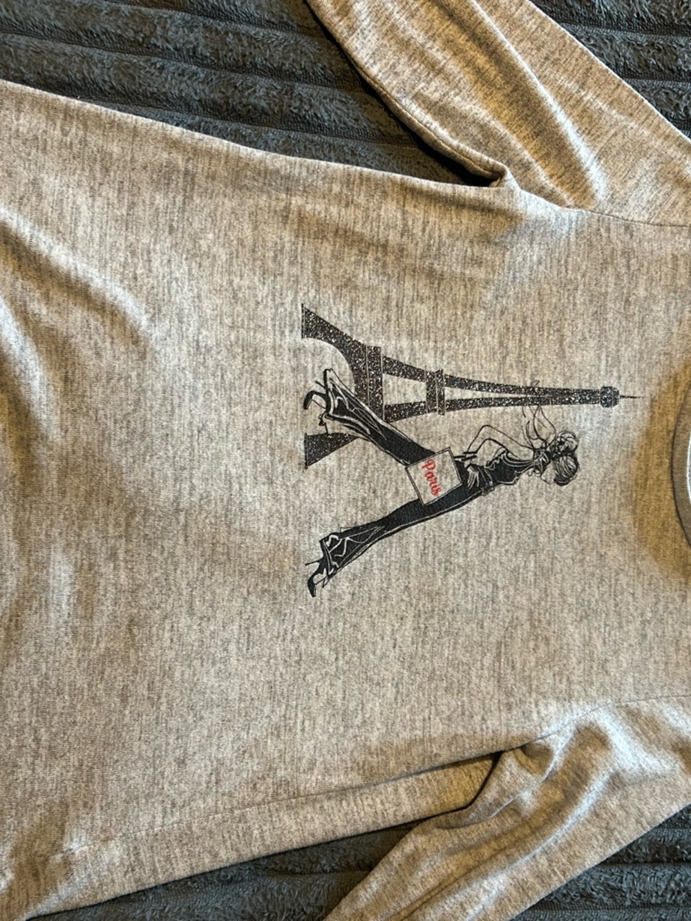Madison Gray Knit Top